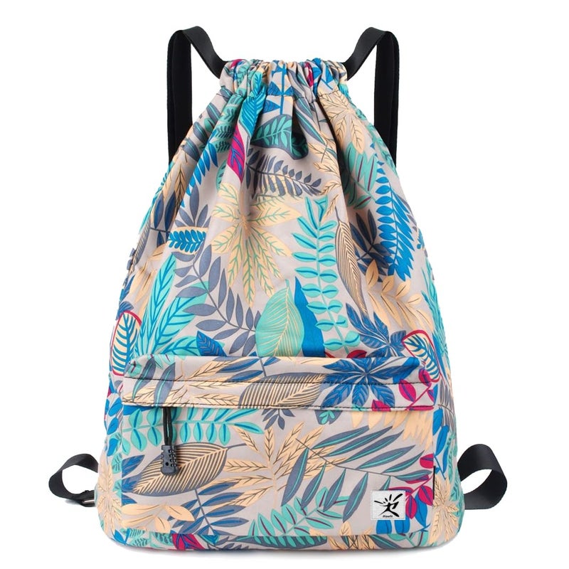 Risefit Waterproof Drawstring Bag, Gym Bag Sackpack Sports Backpack for Men Women - Image 1